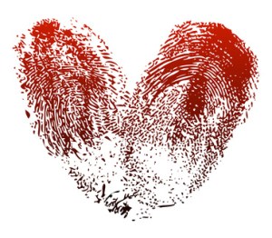 Fingerprints heart