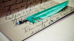 Gammalt sätt att skriva böcker på